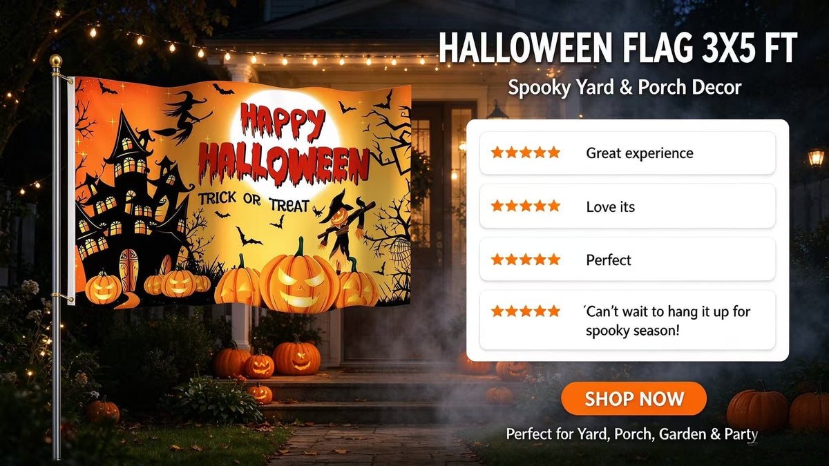 Halloween Flags Decorations
