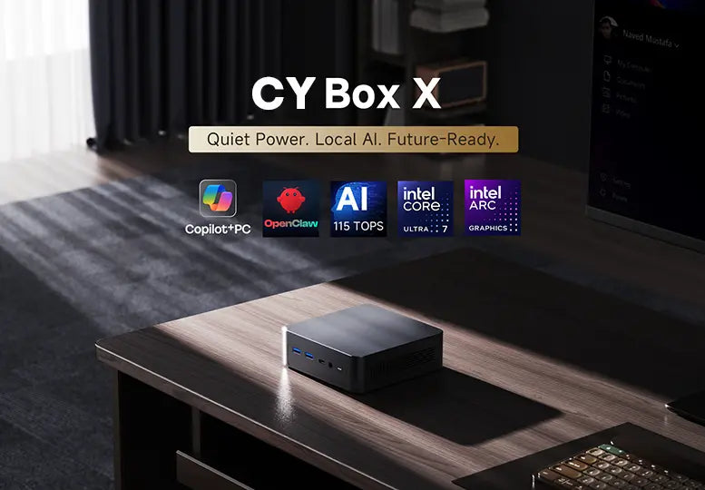 CLYTTE Launches CyBox X: A Palm-Sized AI Mini PC Powered by Intel Lunar Lake