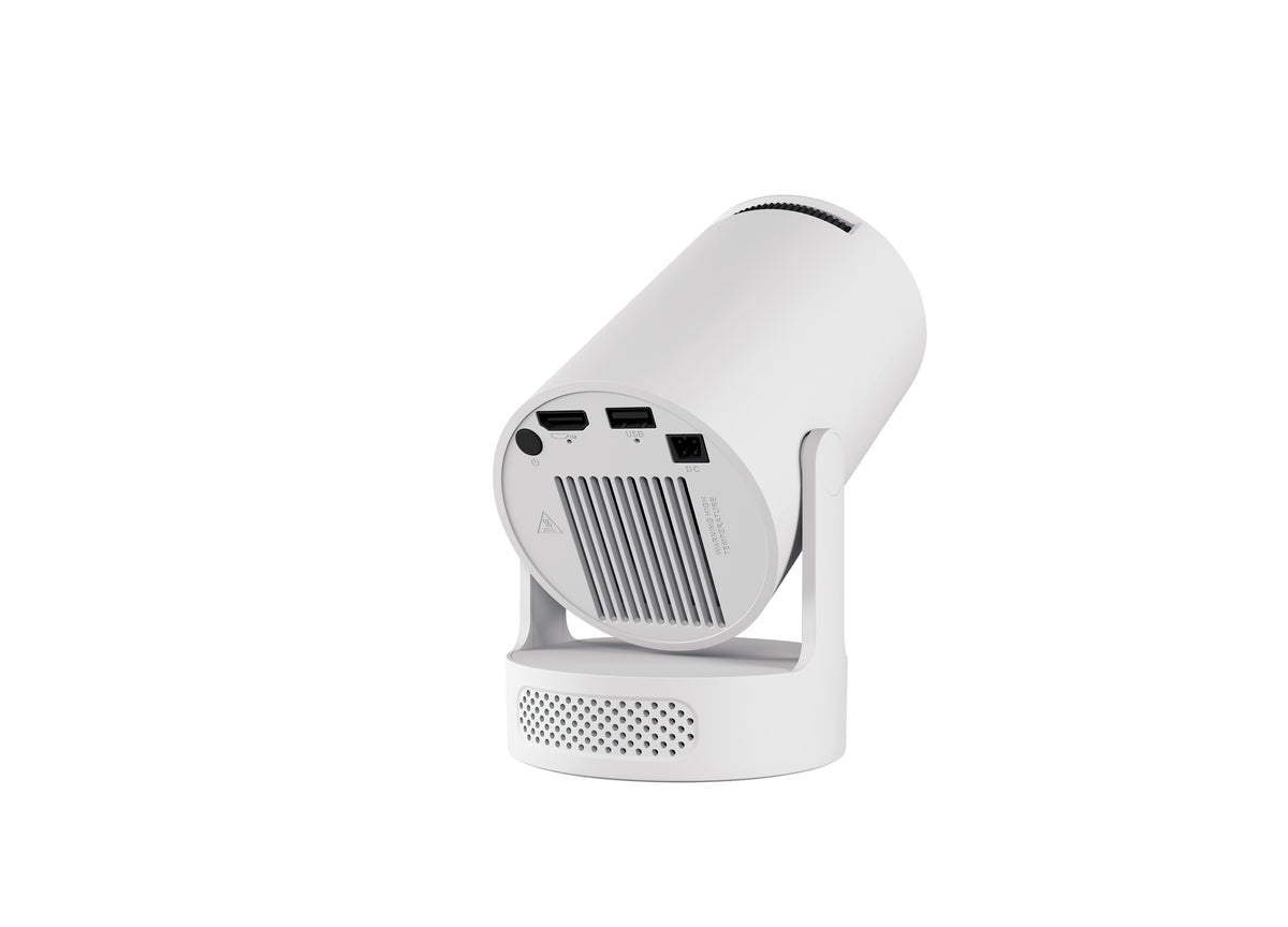 HY300 Ultra Pro Mini Projector, 4K Resolution, 170 Lumens, WiFi 6 Wireless Screen Casting, Portable Home Theater Projector