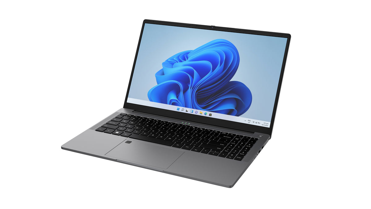 15.6 Inch FHD IPS Laptop, 12th/13th Gen Intel Core Processor, Upgradable DDR4 RAM & M.2 SSD, Backlit Keyboard & Fingerprint Unlock