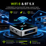 Android 14 Smart TV Box, X96 Lite, Allwinner H626, 2GB+16GB Storage, Dual‑Band 2.4G/5G WiFi 6, Streaming Media Player Set‑Top Box