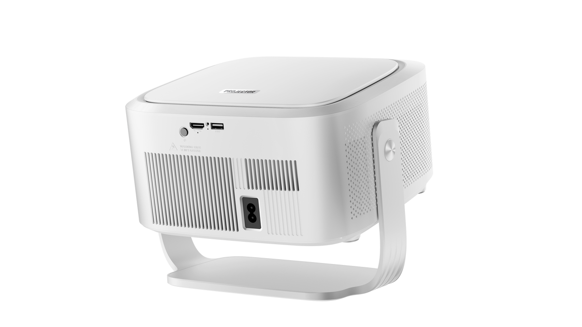1080P HD Projector, 800 ANSI Lumens, HY450MAX-GTV with Built-in Google TV Dongle, 10W HiFi Speaker, WiFi Wireless Home Theater Projector