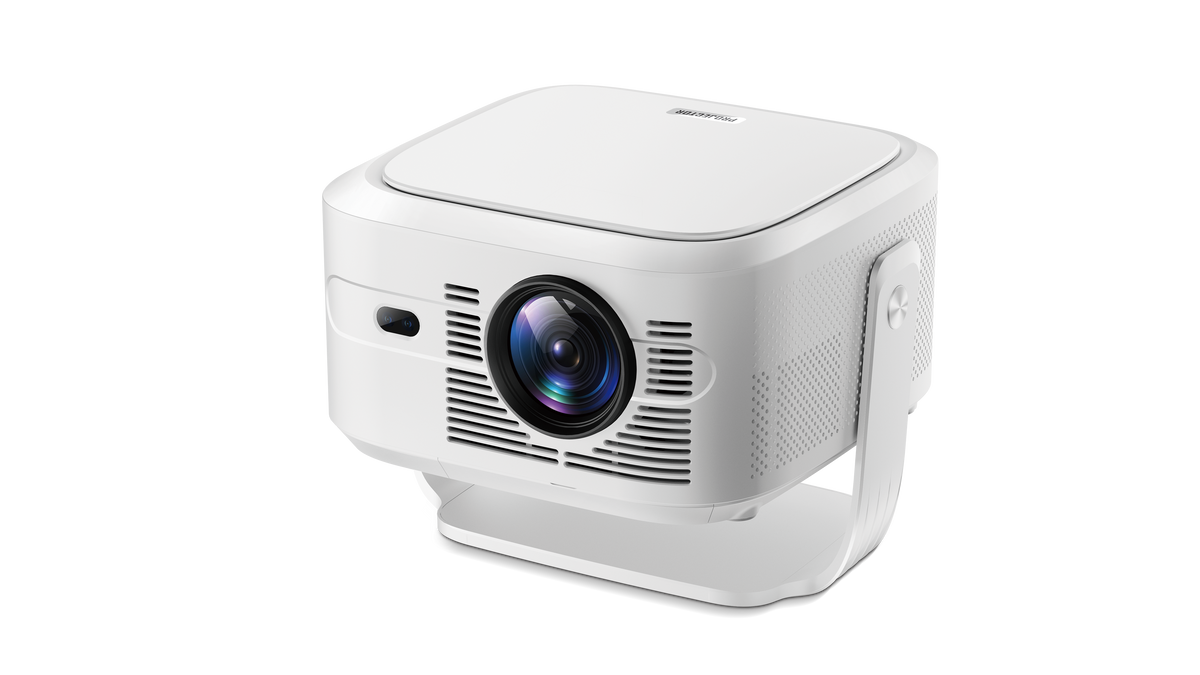 HY450max Smart Android Projector, 2GB RAM Portable Video Projector, Home Theater & Outdoor Movie Projector for Business and Indoor‑Outdoor Entertainment