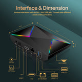 New R69 Plus Smart TV Box, Android 14 OS H728 Processor, 2.4G/5GHz Dual Band‑WiFi, 4K 8K Ultra‑HD Video Player Android Set‑Top Box