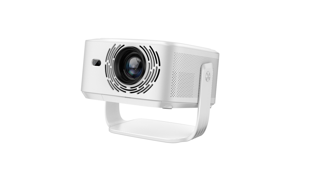 1080P HD Projector, 800 ANSI Lumens, HY450MAX-GTV with Built-in Google TV Dongle, 10W HiFi Speaker, WiFi Wireless Home Theater Projector
