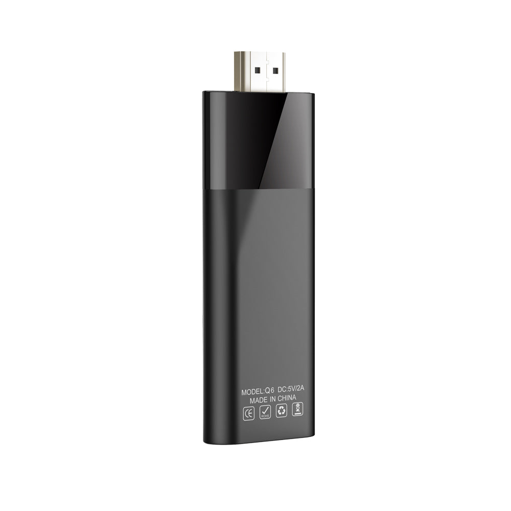 Q6 Android 10 ATV TV‑Stick, Allwinner H313 Quad‑Core 4K Media Player, 2.4G/5G Dual‑WiFi Bluetooth Smart OTT Dongle