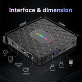 2026 New R69Max Android 14 TV Box, RK3528 Quad‑Core 4GB RAM 32GB/64GB ROM, WiFi6 BT5.0, 8K Ultra‑HD Coaxial Smart Media Player