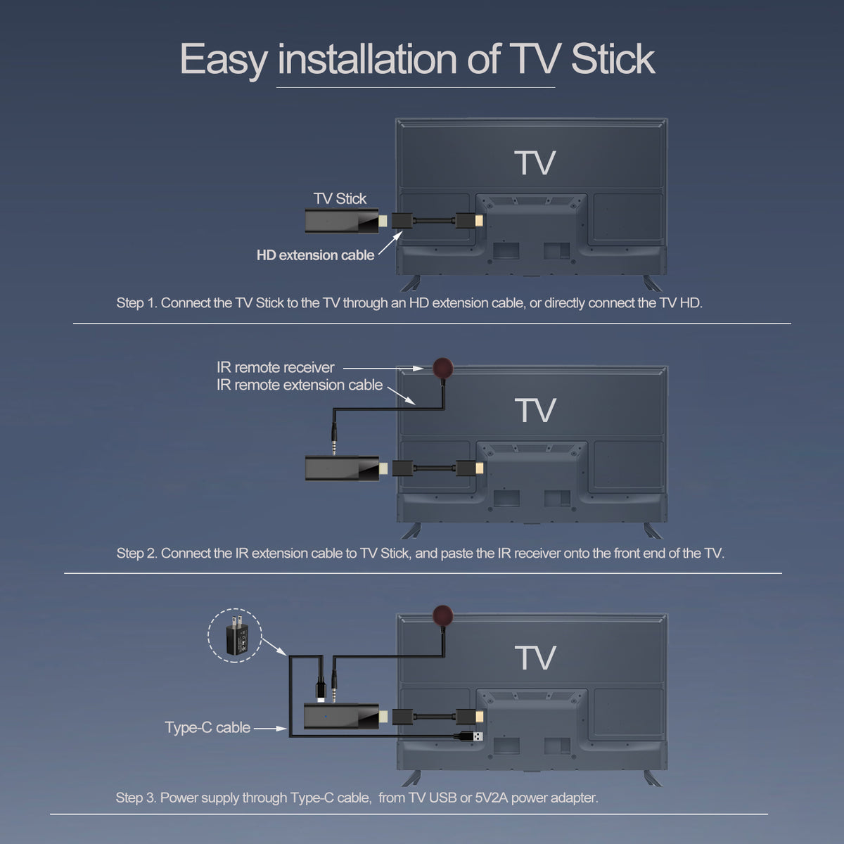 Q6 Android 10 ATV TV‑Stick, Allwinner H313 Quad‑Core 4K Media Player, 2.4G/5G Dual‑WiFi Bluetooth Smart OTT Dongle