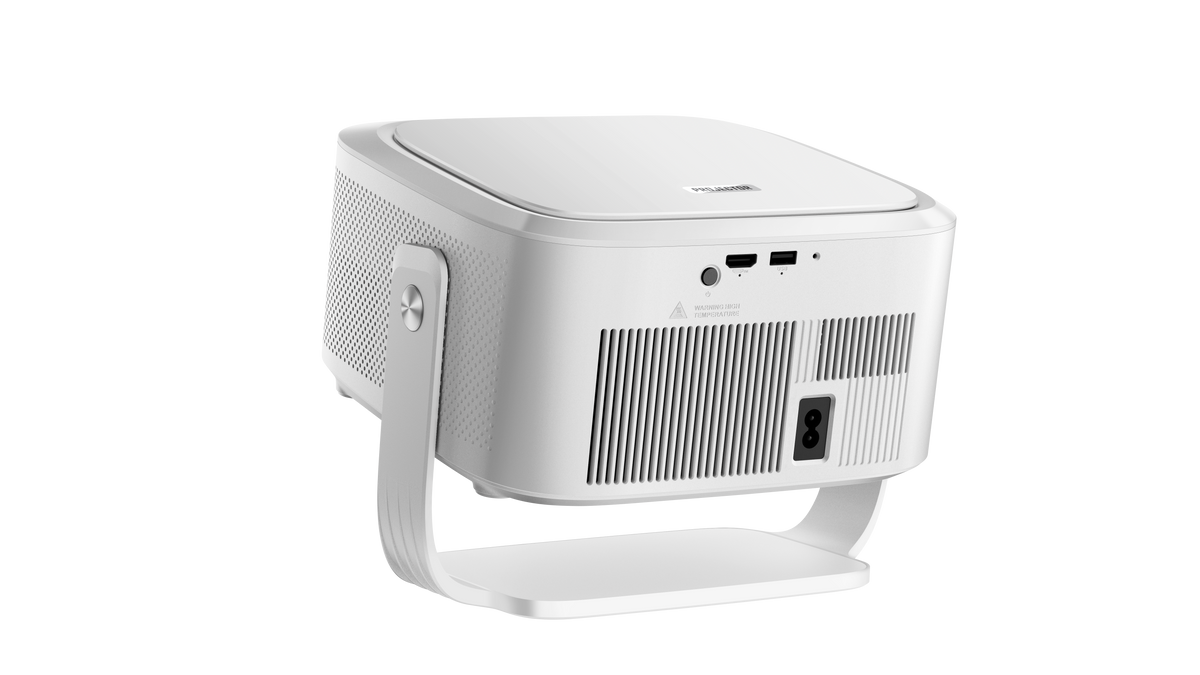 HY450max Smart Android Projector, 2GB RAM Portable Video Projector, Home Theater & Outdoor Movie Projector for Business and Indoor‑Outdoor Entertainment
