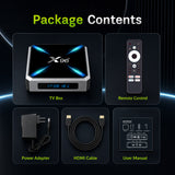 Android 14 Smart TV Box, X96 Lite, Allwinner H626, 2GB+16GB Storage, Dual‑Band 2.4G/5G WiFi 6, Streaming Media Player Set‑Top Box
