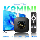 New HK1 RBOX‑K8 MINI Smart Set‑Top‑Box, RK3518 64‑Bit Quad‑Core, Android 14, 4K UHD, Dual‑Band WiFi 6, Bluetooth, 2GB 16GB Storage TV Stick