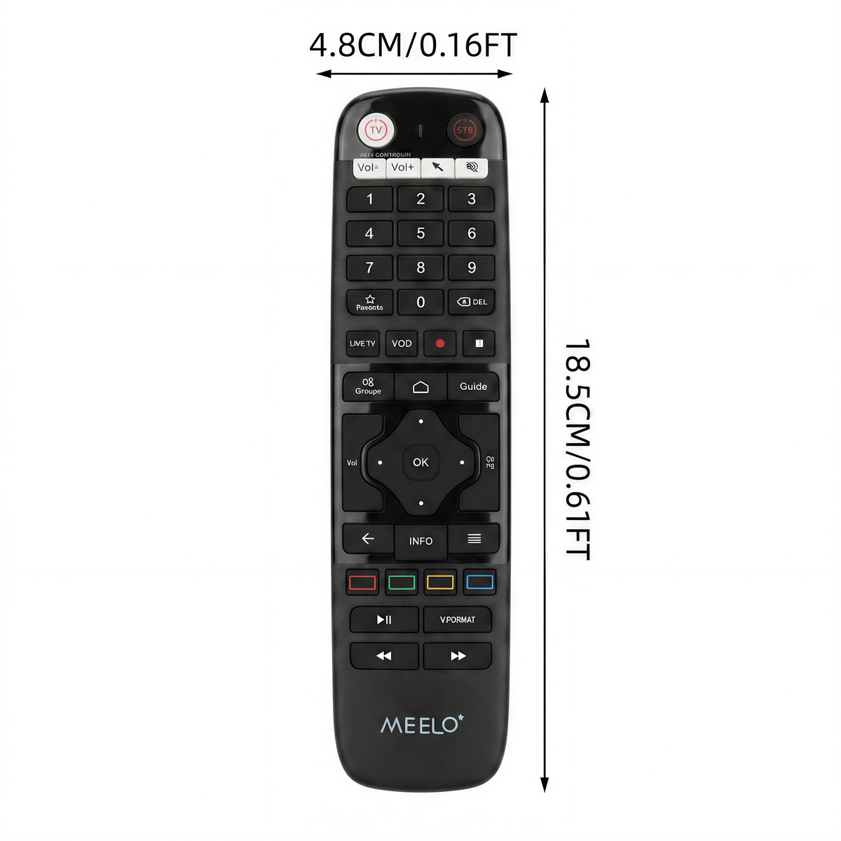 Original XTV Infrared & Bluetooth Remote Control Work for XTV SE2 Lite, XC2, XTV Stick, XTV DUO2,XTV Air, XTV Duo Set Top Boxes (Remote for XTV Boxes)