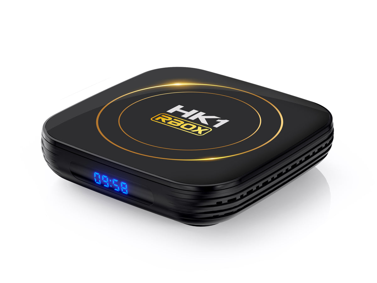 HK1 RBOX‑H8S Allwinner H618 Android12.0 TV‑Box Quad‑Core 4K UHD Dual‑Band WiFi BT4.0 Streaming Player