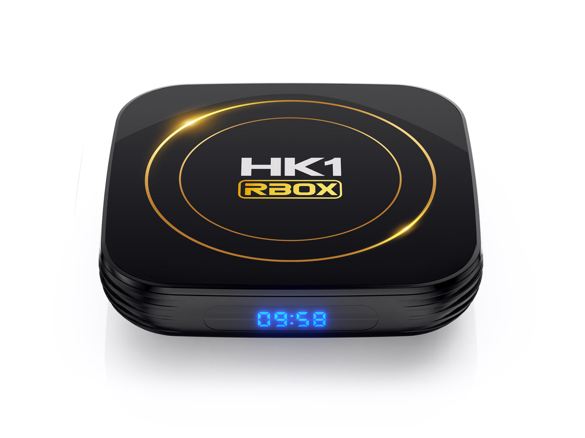 HK1 RBOX‑H8S Allwinner H618 Android12.0 TV‑Box Quad‑Core 4K UHD Dual‑Band WiFi BT4.0 Streaming Player