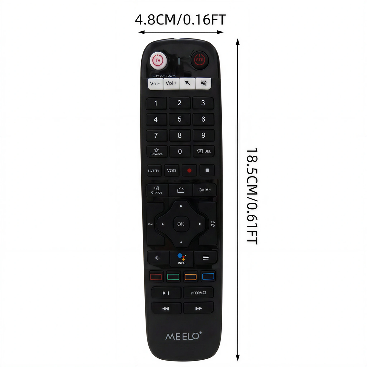 Original XTV Infrared & Bluetooth Remote Control Work for XTV SE2 Lite, XC2, XTV Stick, XTV DUO2,XTV Air, XTV Duo Set Top Boxes (Remote for XTV Boxes)