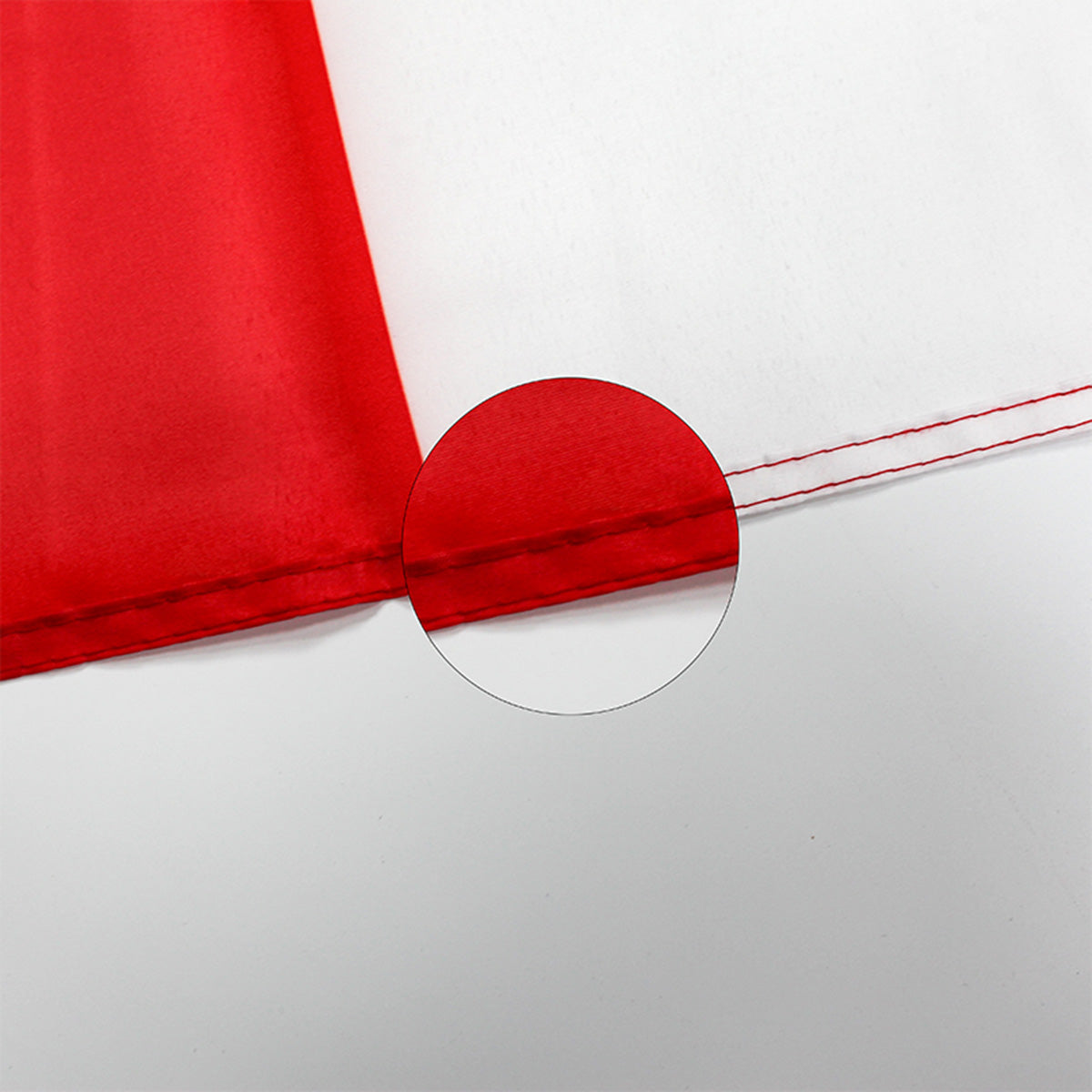 3x5 FT Double Sided Canadian Flag, Heavy‑Duty All‑Weather Polyester Canada Flag with Canvas Header and 2 Brass Grommets for Outdoor Use
