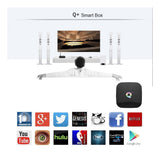 Q Plus Android TV Box, Allwinner H616 Quad Core Processor, 4GB RAM Ultra Fast 4K HD Video Decoding Smart Set Top Box, Digital TV Converter Media Player for Home Entertainment