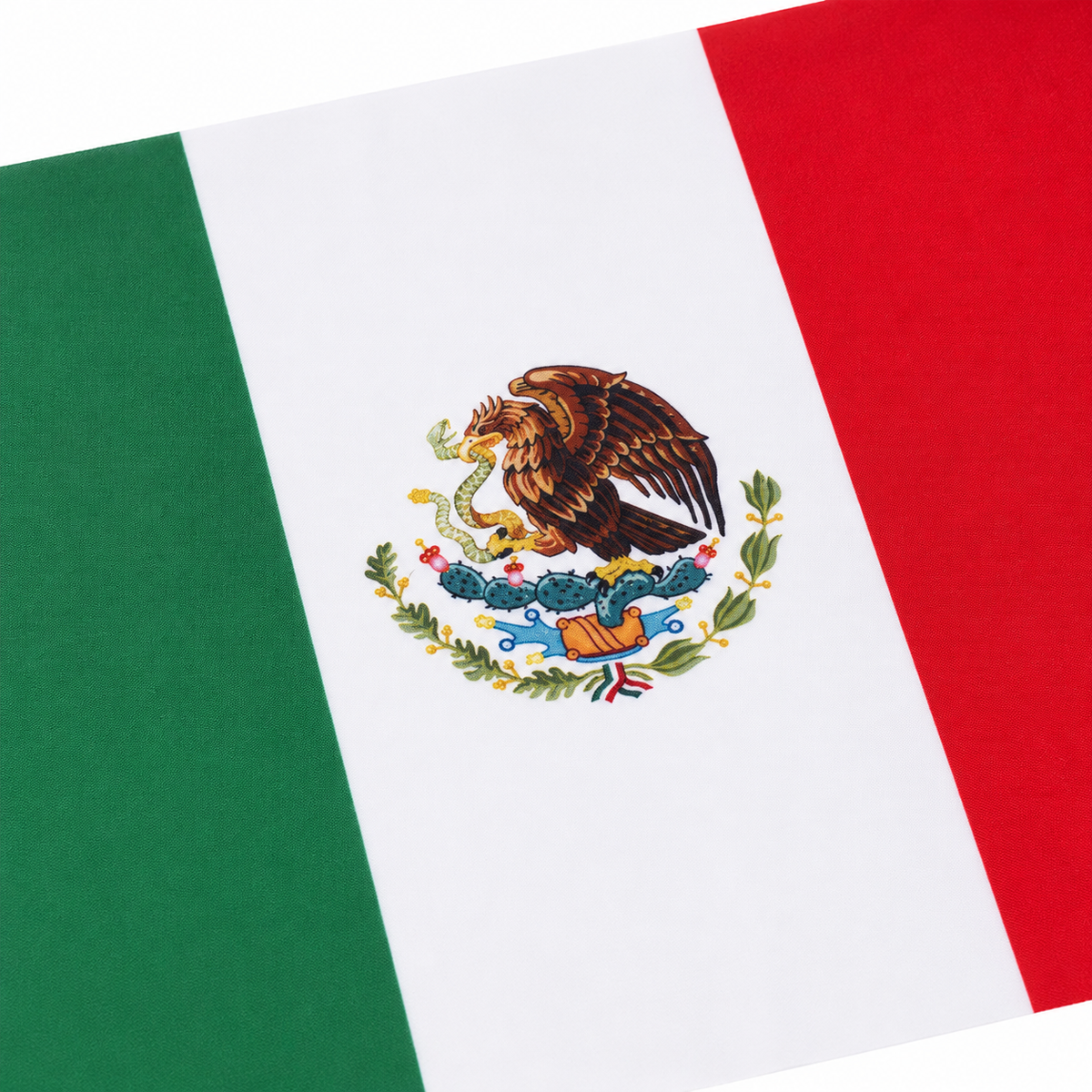 8x11 Inch Mini Mexican Handheld Flag on Stick, Small MX Hand‑Held Patriotic Flag for September 16th, Home Yard and Outdoor Decor(10pcs)
