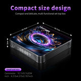 2026 Latest HS89 PRO 15 Smart Set‑Top‑Box, Rockchip RK3539 Quad‑Core, Android 14, 4GB RAM 32GB ROM, Dual‑Band WiFi 6, Bluetooth, 4K UHD With Bluetooth Remote‑Control Streaming Player
