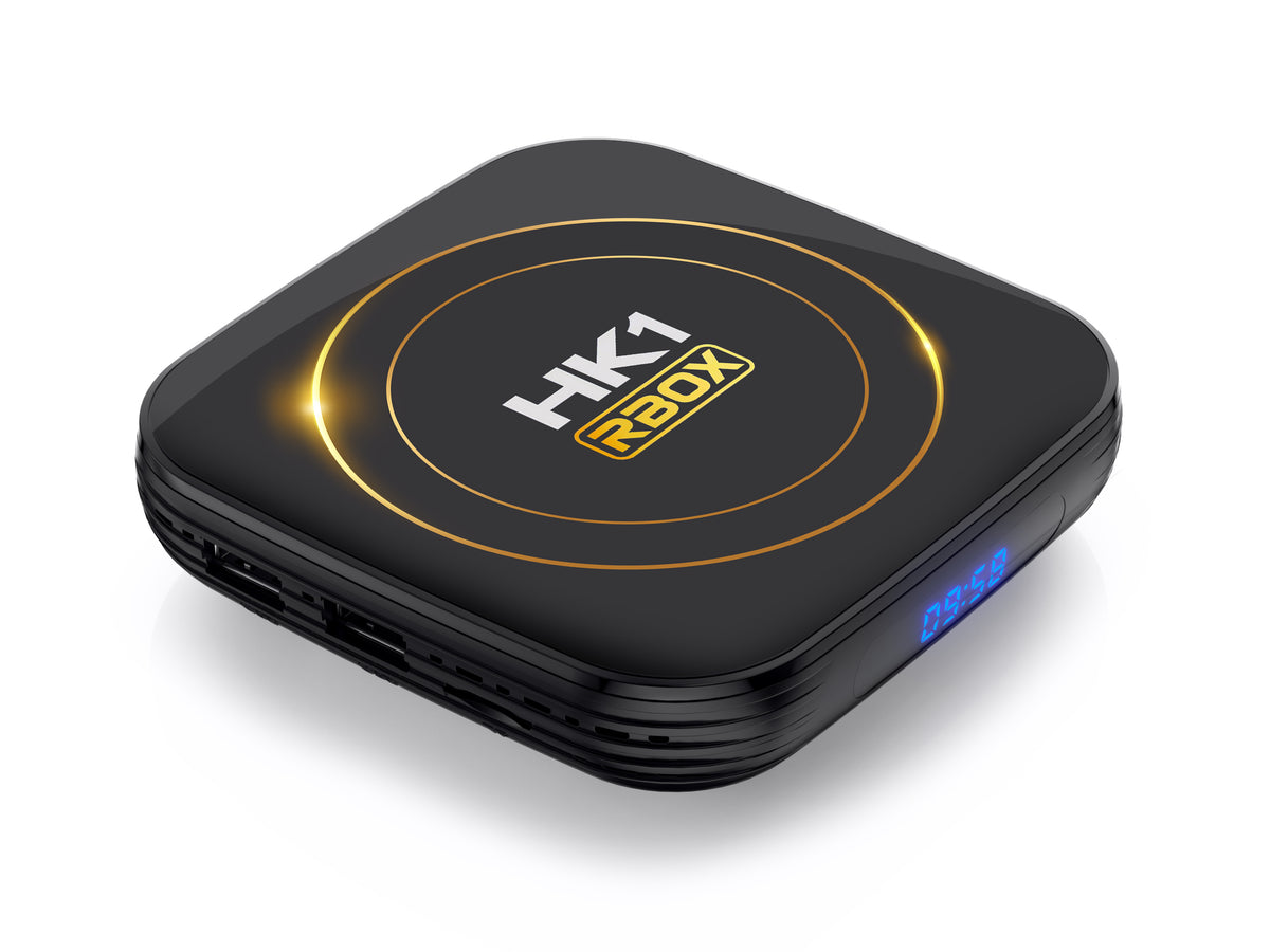 HK1 RBOX‑H8S Allwinner H618 Android12.0 TV‑Box Quad‑Core 4K UHD Dual‑Band WiFi BT4.0 Streaming Player