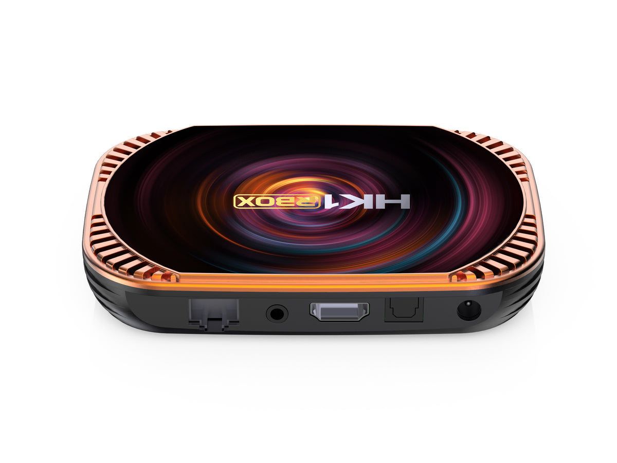 New HK1 RBOX‑X4 Smart Set‑Top‑Box, Amlogic S905X4 64‑Bit Quad‑Core, Android 11.0, 8K UHD, H.265 HEVC, Dual‑Band WiFi & Bluetooth IPTV Media Player