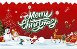 Merry Christmas Red Decorative Flag 3x5 Ft, 100D Silk Fabric Xmas Banner for Indoor & Moderate‑Outdoor Holiday, Happy New Year House Decor Gifts