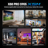 2026 Newest X88 PRO ATV TV Box, Amlogic S905X5M Quad‑Core Chip, Native Android 14 ATV‑System, Dual‑Band WiFi 6, 4K Ultra‑HD Home Streaming Set‑Top‑Box