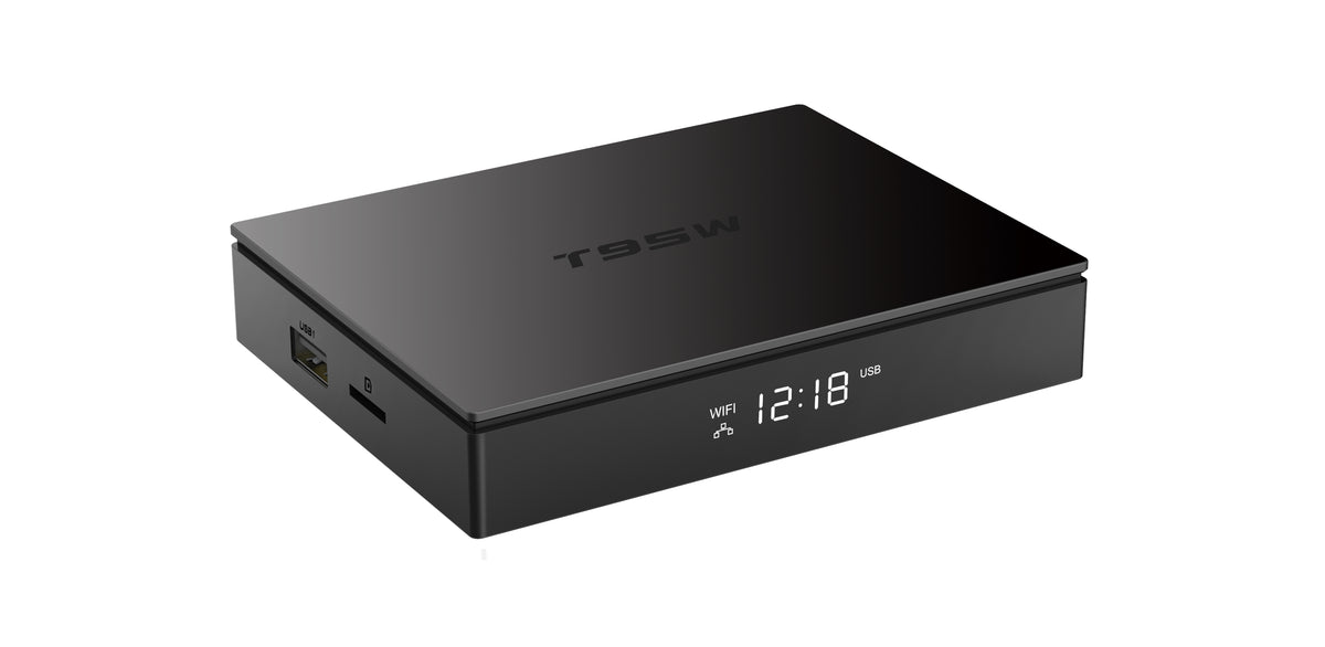 New T95W ATV OS Smart TV Box, Amlogic S905W2 64-bit Quad-Core Chip, Dual WiFi, 4K HDR Ultra HD Media Player Set Top Box