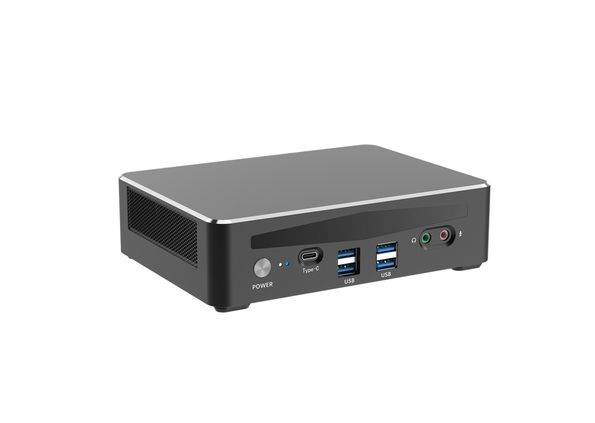 12th Gen Intel Core i5‑1240P (12‑Cores 16‑Threads), Dual 2.5G Ethernet, WiFi 6, BT5.2, Triple‑Display Output, Expandable DDR4/DDR5 RAM & M.2 PCIe4.0 + 2.5‑Inch SATA Storage, Compact SFF Desktop for Business Home Office