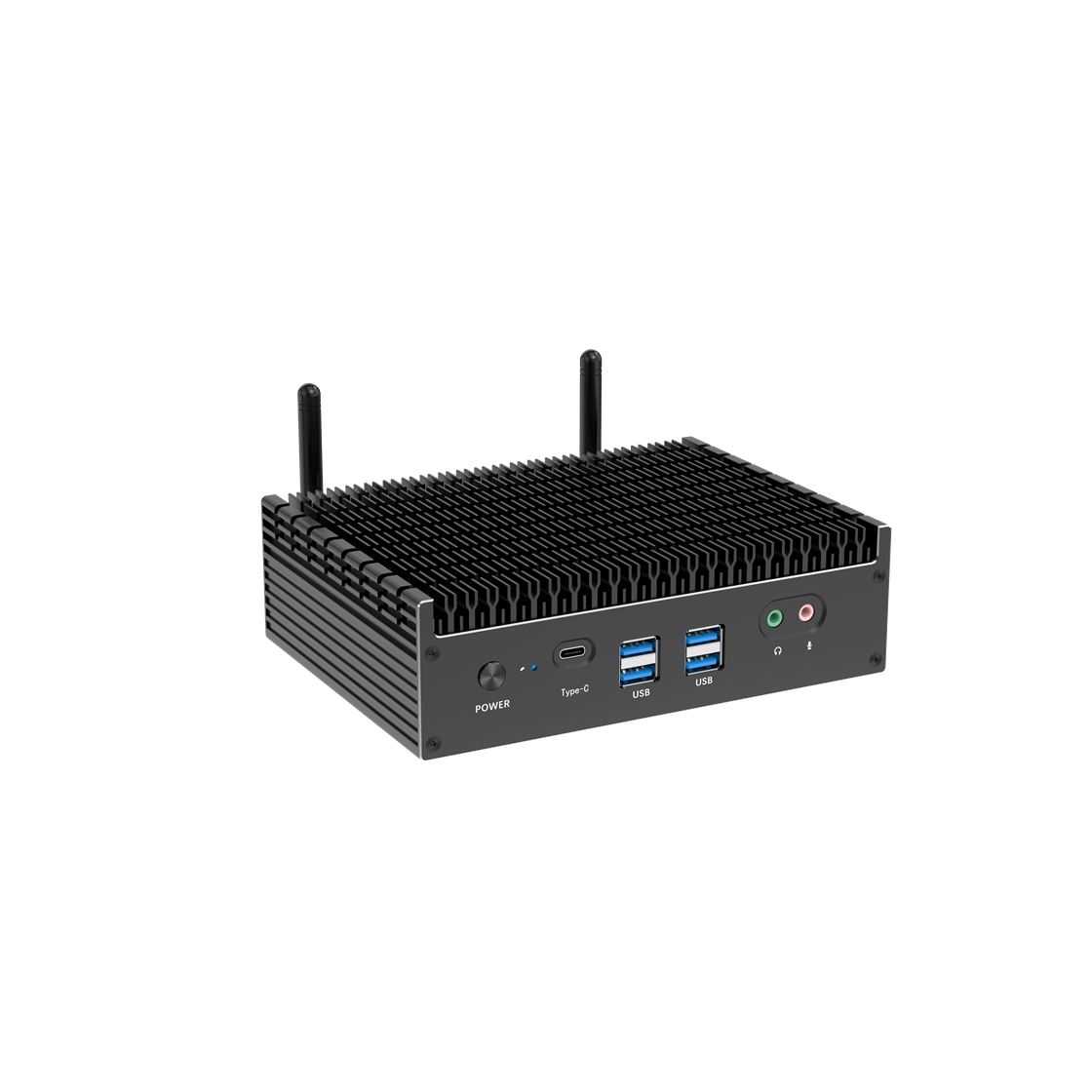 12th Gen Intel Core i5‑1245U (10‑Cores 12‑Threads), Dual 2.5G Ethernet, WiFi 6, BT5.2, Triple‑Display Output, Expandable DDR4/DDR5 RAM & M.2 PCIe4.0 + 2.5‑Inch SATA Storage, Compact SFF Desktop for Business Home Office