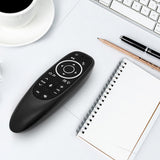 G10S PRO 2.4G Wireless Air Mouse, Backlit Mini Keyboard with Six-Axis Gyroscope, Universal Remote Control with Voice Search