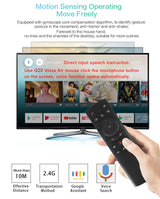 G20S 2.4G Wireless Air Mouse Remote, Google Voice Control, Motion‑Sensing Universal Remote Control for Android TV Box, PC