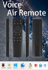G20S 2.4G Wireless Air Mouse Remote, Google Voice Control, Motion‑Sensing Universal Remote Control for Android TV Box, PC