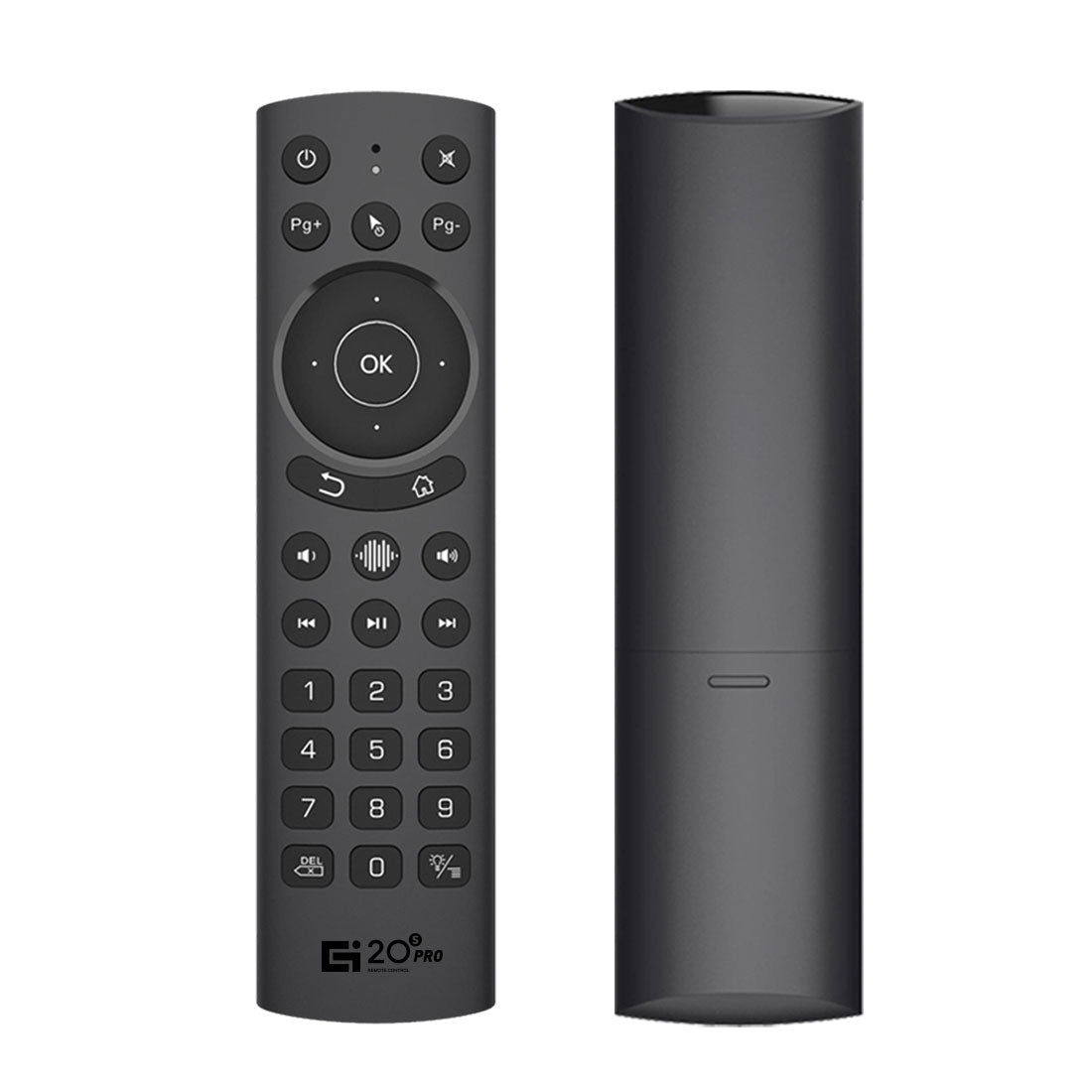 G20S PRO Air Mouse Remote Control, 2.4G & Bluetooth 5.0 Dual‑Mode, Voice Control, Backlit Keys, 4‑Way Volume Buttons for Android TV Box, Smart Projector, PC