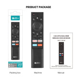 G22 PRO Air Mouse Remote, 6‑Axis Gyroscope, Voice Control, 2.4G Wireless Remote for Android TV Box, Smart Projector
