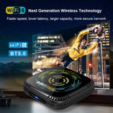 2026 New HK1 RBOX‑K8S Smart Set‑Top‑Box, Rockchip RK3528 64‑Bit Quad‑Core, Android 13.0, 4GB+32GB, Dual‑Band WiFi, Bluetooth 5.0, 4K UHD IPTV Media Player