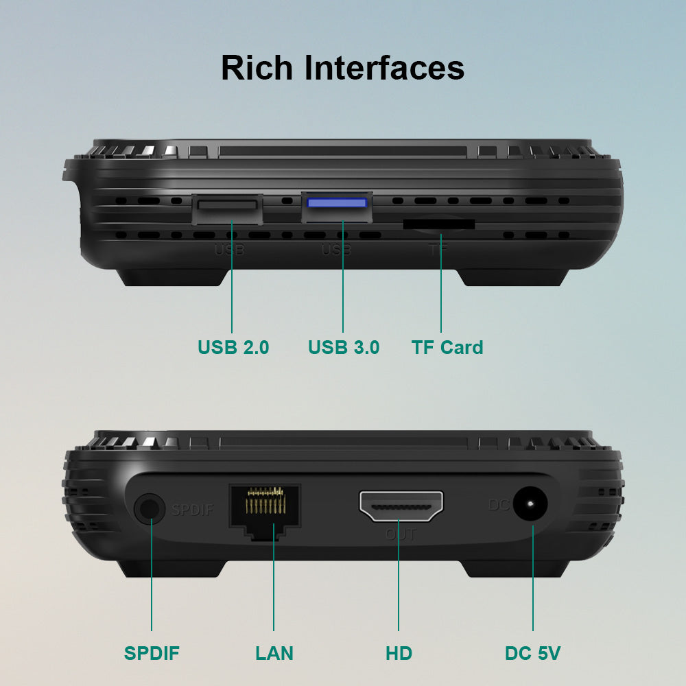 2026 New HK1 RBOX‑K8S Smart Set‑Top‑Box, Rockchip RK3528 64‑Bit Quad‑Core, Android 13.0, 4GB+32GB, Dual‑Band WiFi, Bluetooth 5.0, 4K UHD IPTV Media Player