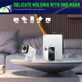 HY260 Pro Short Throw Projector, Native 1080P Full HD, 350 ANSI Lumens LCD Smart Projector, Auto Electronic Focus & Offset Correction, Portable Home Theater Projector