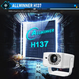 1080P HD Projector, 800 ANSI Lumens, HY450MAX-GTV with Built-in Google TV Dongle, 10W HiFi Speaker, WiFi Wireless Home Theater Projector