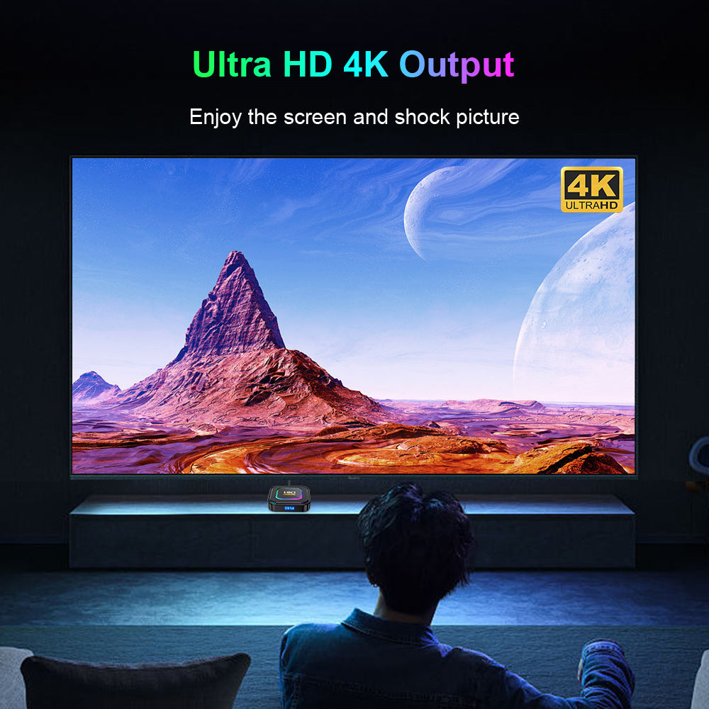 New HK1 RBOX‑K8 Smart IPTV Set‑Top‑Box, Rockchip RK3528 64‑Bit Quad‑Core, Android 13.0, WiFi 6 Bluetooth 5.0+, 4K UHD Home TV Box