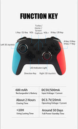 N-Switch Bluetooth Controller, Standard Version Wireless Gamepad