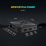 New Smart Android 14 TV Box, Rockchip RK3518 Quad‑Core Cortex‑A53, Mali‑450 MP2, WiFi6, Bluetooth5.4, 8K@30fps Decoding, Voice‑Remote 4K‑60fps Media Player