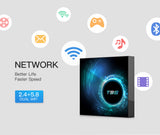 T95 Smart Android 10 TV Box, Allwinner H616 Quad‑Core, 4GB RAM 32GB/64GB ROM, 4K 6K Ultra‑HD IPTV Streaming Set‑Top‑Box