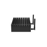 12th Gen Intel Core i5‑1245U (10‑Cores 12‑Threads), Dual 2.5G Ethernet, WiFi 6, BT5.2, Triple‑Display Output, Expandable DDR4/DDR5 RAM & M.2 PCIe4.0 + 2.5‑Inch SATA Storage, Compact SFF Desktop for Business Home Office