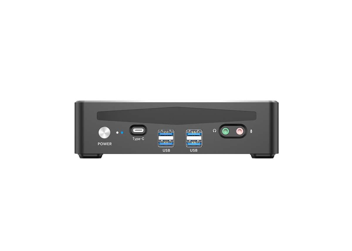 12th Gen Intel Core i5‑1240P (12‑Cores 16‑Threads), Dual 2.5G Ethernet, WiFi 6, BT5.2, Triple‑Display Output, Expandable DDR4/DDR5 RAM & M.2 PCIe4.0 + 2.5‑Inch SATA Storage, Compact SFF Desktop for Business Home Office