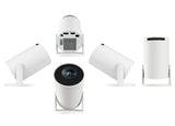 New HY300 PRO Portable Mini Projector, Smart Android Projector, Wireless Screen Mirroring for Indoor Home Theater Entertainment