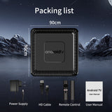 T95 Q7 Android TV Box, RK3518 Quad‑Core Smart Set‑Top‑Box, Dual‑Band WiFi BT5.0 4K HD Media Player