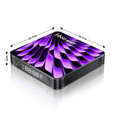 2026 New HS86 PRO14 Smart Set‑Top‑Box, Rockchip RK3518 64‑Bit Quad‑Core, Android 14.0, Dual‑Band WiFi 6, Bluetooth 5.4, 2GB+16GB 4K IPTV Media Player