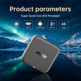 New R69 ATV Android 14.0 Smart TV Box, RK3518 Processor, 2GB RAM 16GB ROM, 5G WiFi 6 High‑Speed Internet Streaming Set‑Top Box Media Player