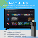 Q6 Android 10 ATV TV‑Stick, Allwinner H313 Quad‑Core 4K Media Player, 2.4G/5G Dual‑WiFi Bluetooth Smart OTT Dongle